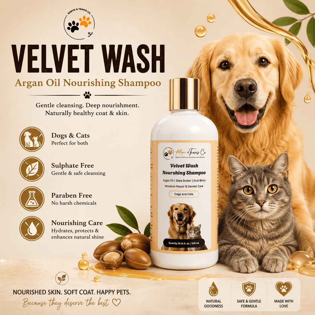 Natural vs Chemical Dog & Cat Shampoo: What Every Indian Pet Parent Should Know - Robyn & Travis Co