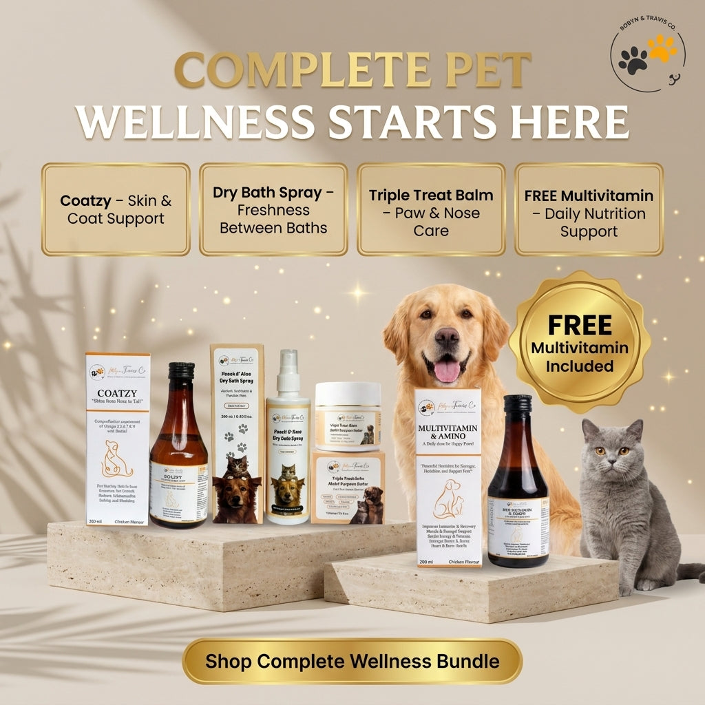Complete Skin & Coat Wellness Bundle - FREE Multivitamin & Amino Syrup Included