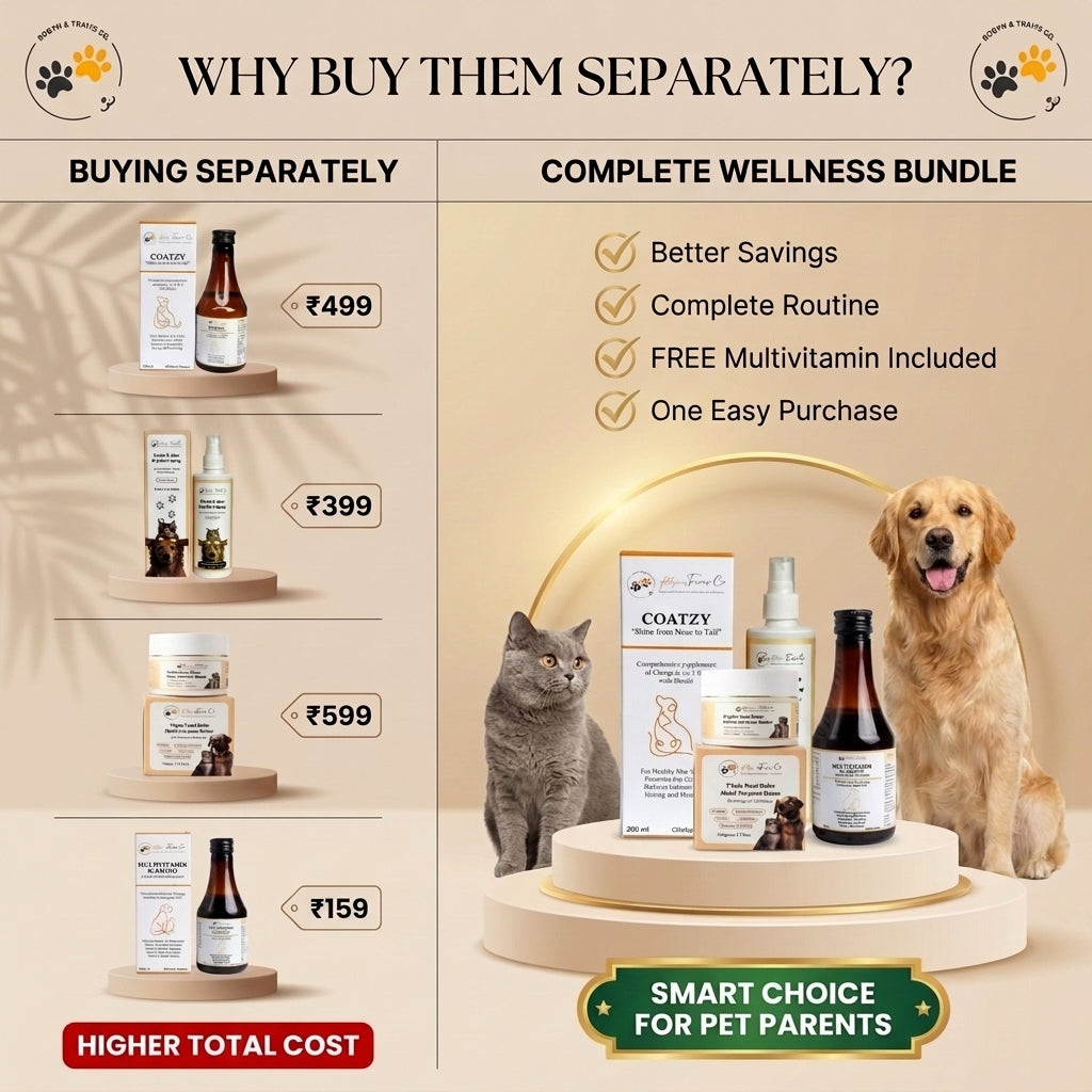 Complete Skin & Coat Wellness Bundle - FREE Multivitamin & Amino Syrup Included