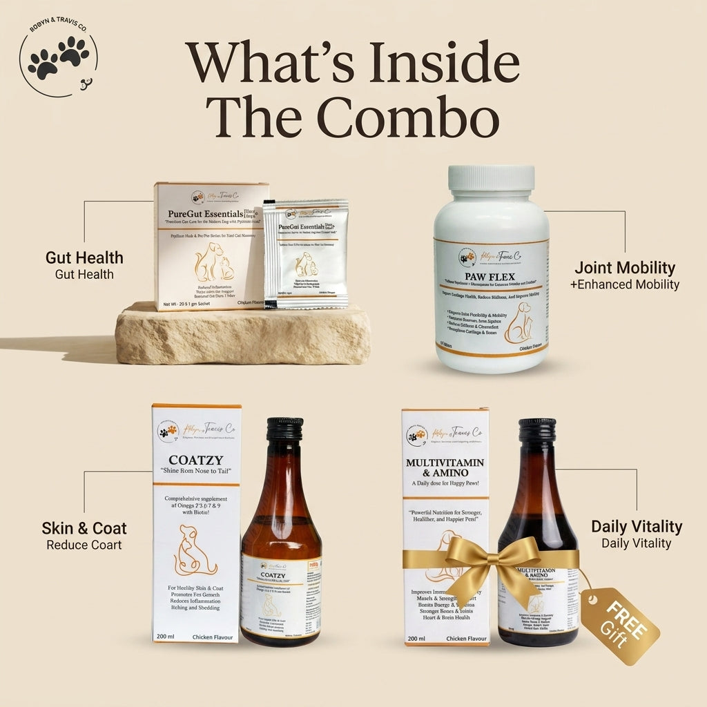 Gut & Mobility Care Combo - Complete Wellness Bundle for Dogs