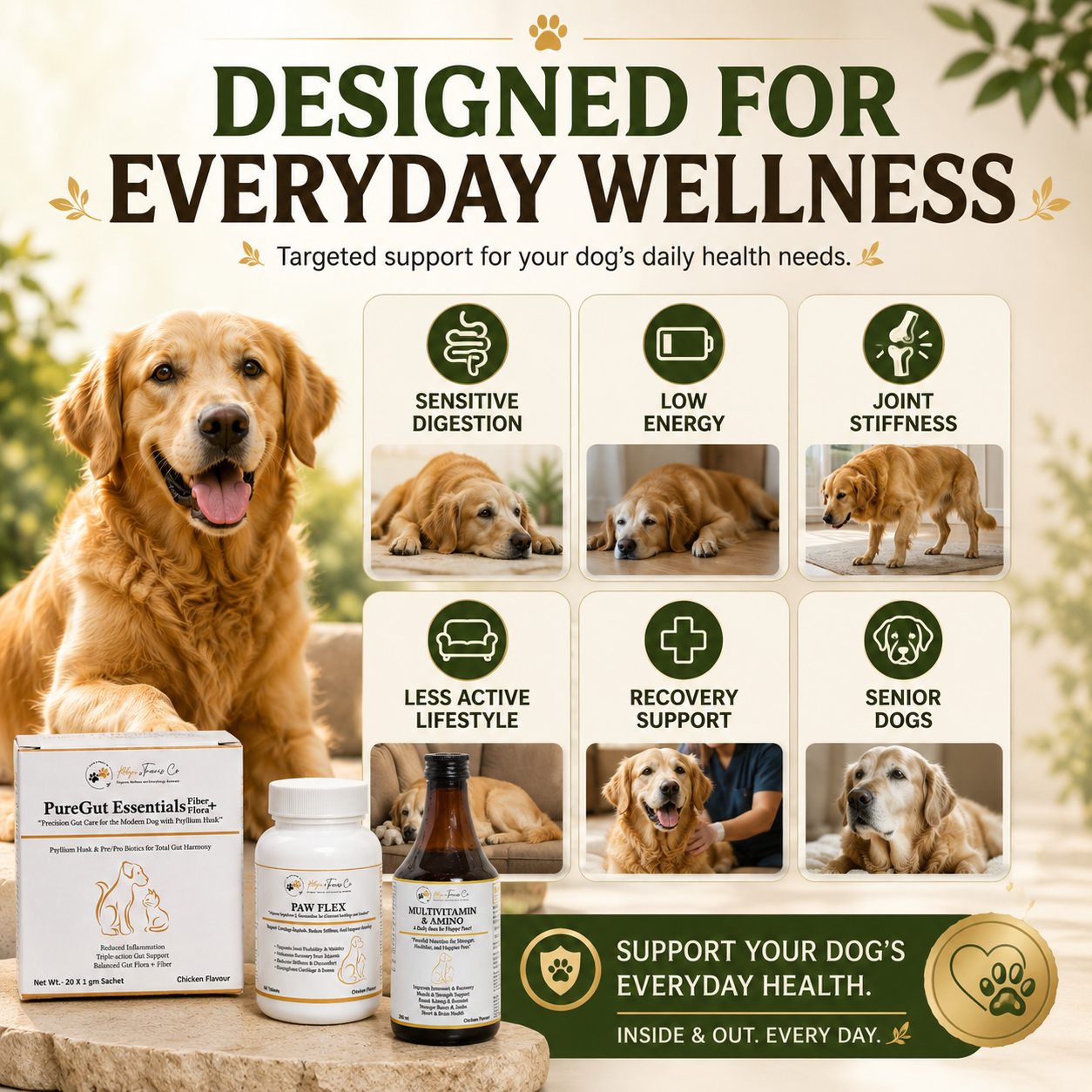 The Prime Pet Stack | Gut Health • Joint Support • Daily Nutrition