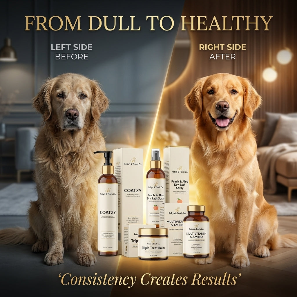 Complete Skin & Coat Wellness Bundle - FREE Multivitamin & Amino Syrup Included