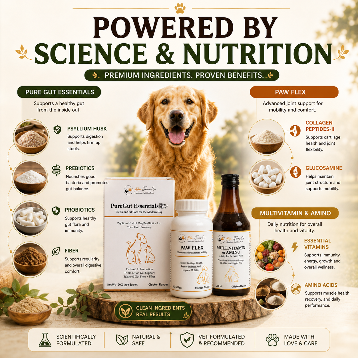 The Prime Pet Stack | Gut Health • Joint Support • Daily Nutrition