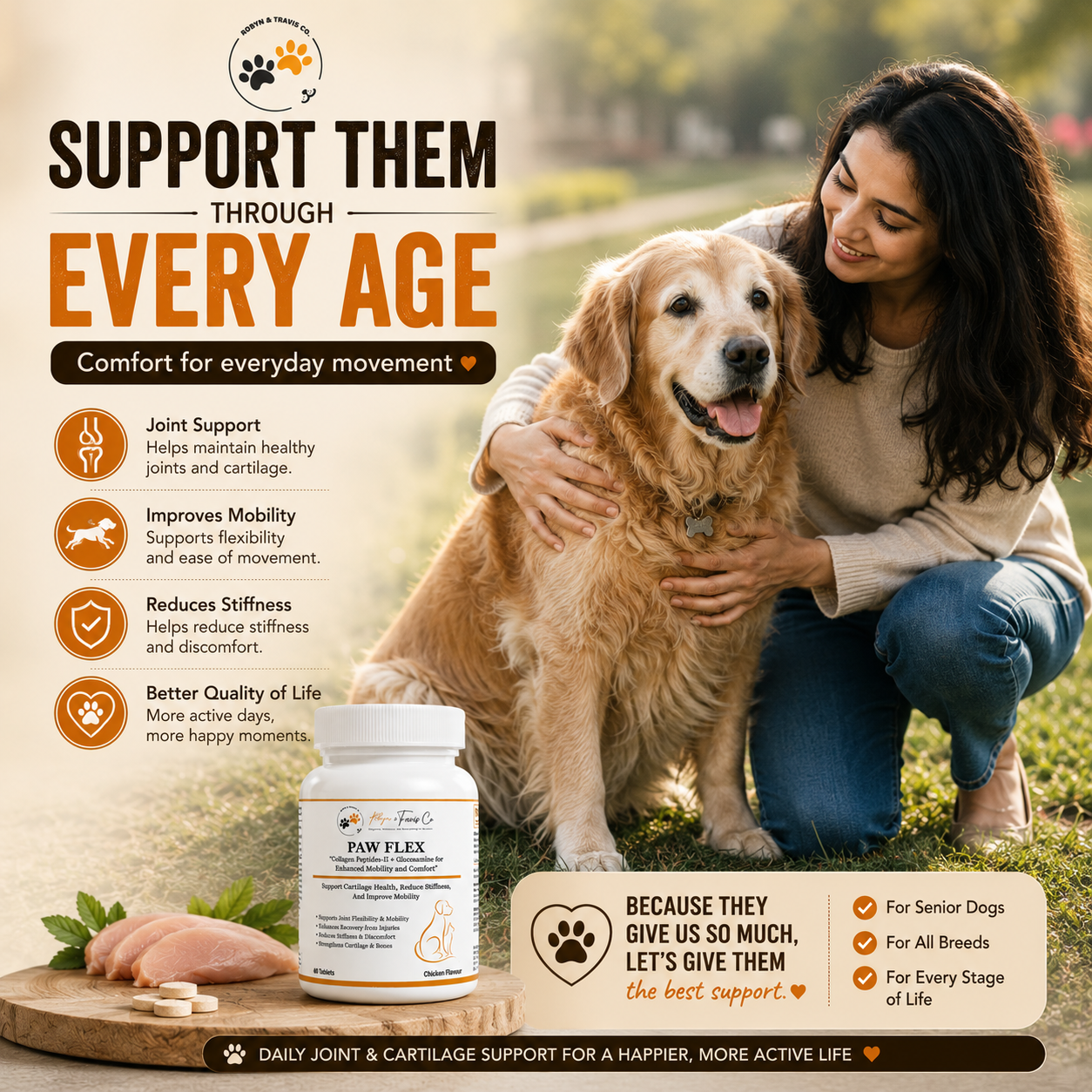 Paw Flex - Joint supplement with Collagen