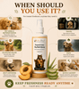 Peach & Aloe Dry Bath Spray — Waterless No-Rinse Dog & Cat Wash - Robyn & Travis Co