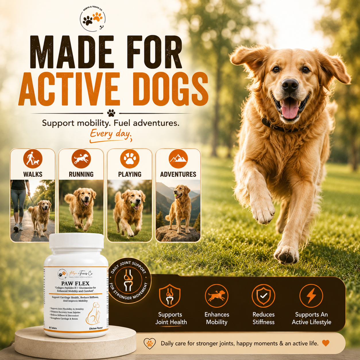 Paw Flex - Joint supplement with Collagen