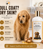 Argan oil nourishing dog shampoo bottle
