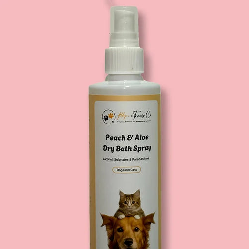 Keep Your Pet Fresh — Without a Bath | Peach & Aloe Dry Bath Spray