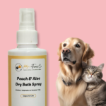 Peach & Aloe Dry Bath Spray | Alcohol, Sulphates & Paraban free.