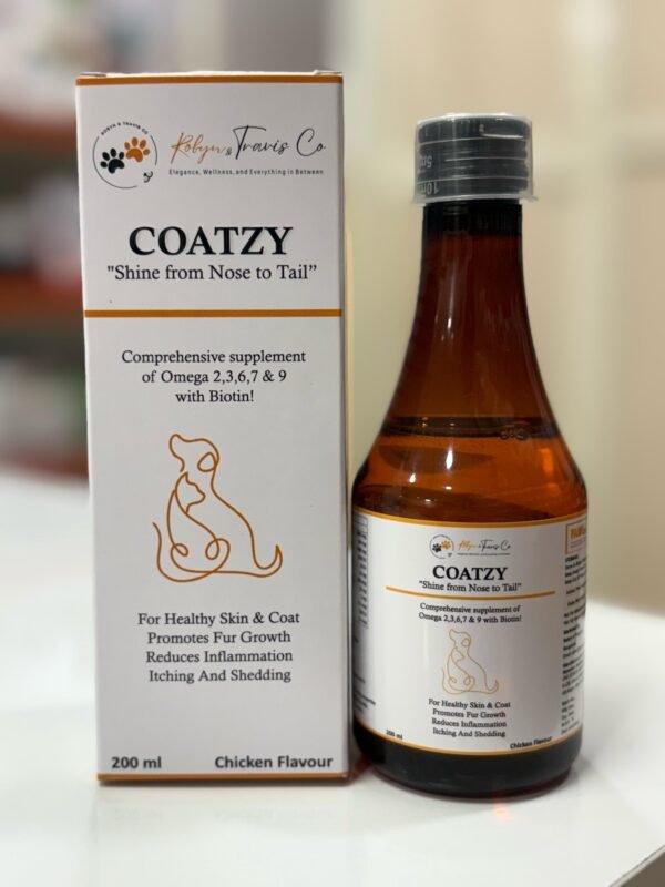 Coatzy – Omega Blend (2,3,6,7,9) | For Dogs & Cats | 200 ml Liquid Supplement - Image 2